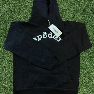 BLACK RHINESTONE SP5DER
HOODIE